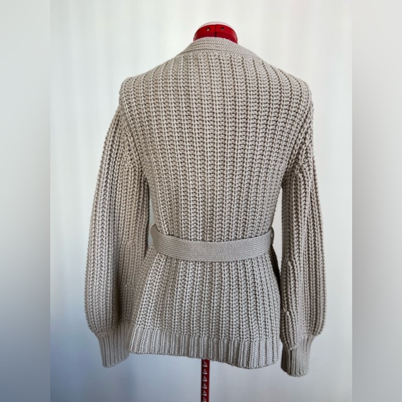 & Other Stories 100% Wool Sweater with Tie - Picture 4 of 9